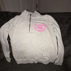 pink pullover